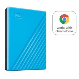 WD, WD My Passport® Externe Festplatte 6.35 cm (2.5 Zoll) 2 TB Blau USB 3.0, WESTERN DIGITAL My Passport (2019) - Festplatte (HDD, 2 TB, Blau)