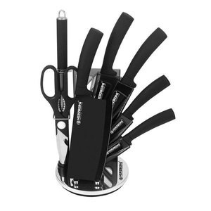 eStore, Messerset mit Drehständer, 8-teilig Messerset mit Drehständer, 8-teilig, Northio - Messerset mit Drehständer, 8-teilig Schwarz, One Size