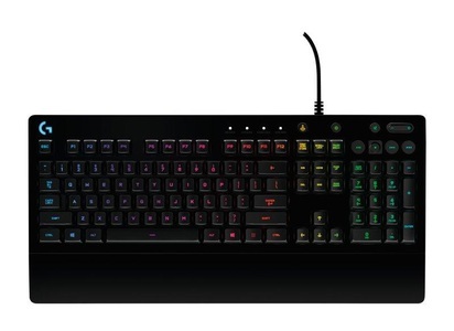 Logitech Gaming, Logitech Gaming G213 Prodigy USB-Gaming-Tastatur Beleuchtet, Spritzwassergeschützt Deutsch, QWERTZ, Windows® Schwarz, G213 Prodigy, Gaming-Tastatur