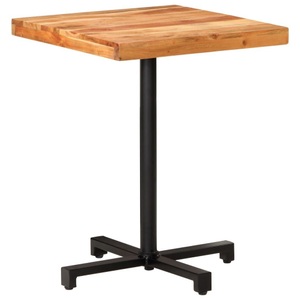 vidaXL, vidaXL Bistrotisch Quadratisch 60x60x75 cm Akazie Massivholz, vidaXL Bistrotisch Quadratisch 60x60x75 cm Akazie Massivholz