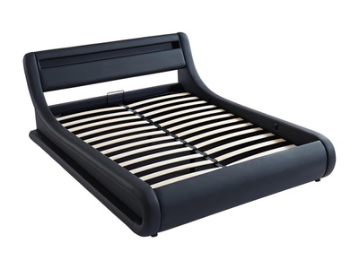Vente-unique, Bett mit Bettkasten LEDBeleuchtung IRIS Bett mit Bettkasten LEDBeleuchtung IRIS, 
