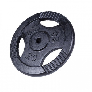 Gorilla sports, Hantelscheibe Guss Gripper Unisex Schwarz 20kg, Gorilla Sports - Hantelscheibe Guss Gripper, One Size, Schwarz