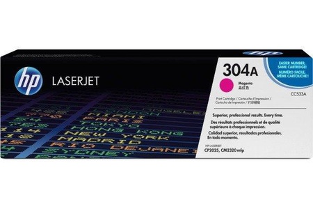 Hp, Original Tonerpatrone magenta HP No. 304A, CC533A, Toner magenta 304A (CC533A)