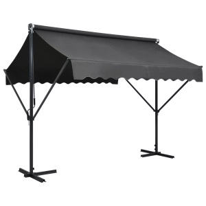Diverse Hardware, Freistehende Markise 300x300 cm Anthrazit, VidaXL - Markise, One Size, Grau