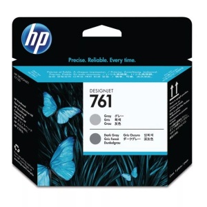 Hp, HP Ch647A - Tintenpatrone, Hewlett Packard Druckkopf, dunkel-grau/grau, No.761, CH647A
