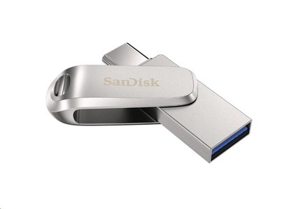 SanDisk, Sandisk Ultra Dual Drive Luxe - USB-Stick (32 GB, Silber), Sandisk, USB-Sticks, SanDisk Ultra USB Dual Luxe Type-C 32GB, Produkte & Wohnen