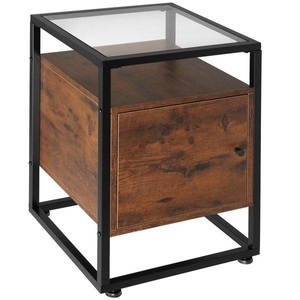TecTake, Nachttisch Dudley Nachttisch Dudley, Tectake - Nachttisch Dudley, 60 cm, Braun Medium