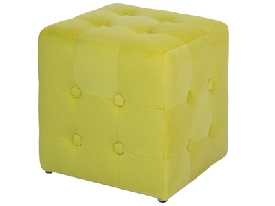 Beliani, Ottomane aus Samtstoff Modern WISCONSIN Ottomane aus Samtstoff Modern WISCONSIN, 
