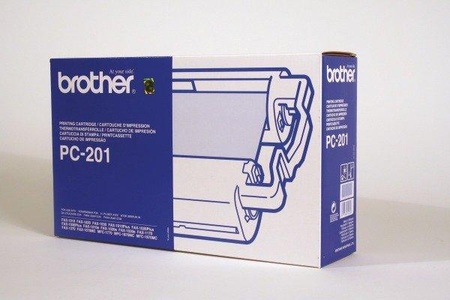 Brother, Brother Druckkassette PC-201, Zubeh?rtyp, Brother Mehrfachkassette, schwarz, inkl. Farbband, PC-201, (420 Seiten)