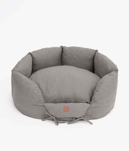 PET & Co., PET & Co. Hundebett Ronny Leinen - Charcoal -, Pet & Co. Tierbett »Ronny Leine Grau«