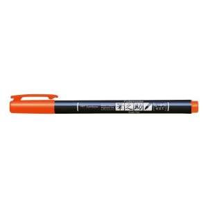 Tombow, TOMBOW Kalligraphie Stift Hard WS-BH28 Fudenosuke, orange