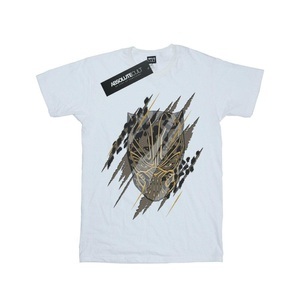 Marvel, Black Panther Gold Head Tshirt Unisex Weiss 116, 
