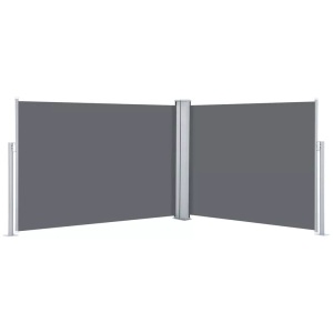 Diverse Hardware, Ausziehbare Seitenmarkise Anthrazit 120 x 1000 cm, vidaXL Ausziehbare Seitenmarkise Anthrazit 120 x 1000 cm