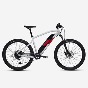 ROCKRIDER, Mountainbike - E-st 100 Unisex Schneeweiss M-165-174CM, ROCKRIDER - E-st 100, M-165-174CM, Elfenbein