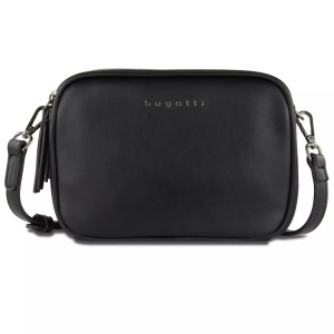 Bugatti, bugatti Umhängetasche »ALMATA«, besonders leicht, Bugatti - Almata Schultertasche S, für Damen, Schwarz, One Size