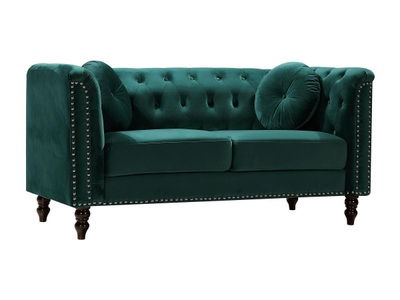 Vente-unique, Sofa 2-Sitzer - Samt - Grün - TURNER Sofa 2-Sitzer - Samt - Grün - TURNER, Vente-unique - Sofa 2-Sitzer - Samt - Grün - TURNER, One Size