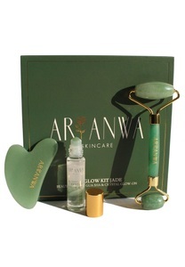 ARI ANWA Skincare, Gua Sha, Jade Roller & Roll On Set - The Glow Kit Jade Unisex Jade ONE SIZE, 