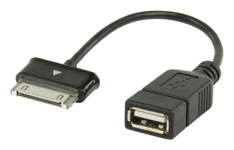 Nedis, Synchronisations- und Ladekabel Samsung 30-Pin Stecker - USB A Buchse 0,20m Schwarz, Nedis - Synchronisations- und Ladekabel Samsung 30-Pin Stecker USB A Buchse 0,20m Schwarz, One Size