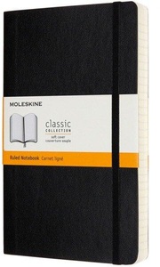 undefined, Moleskine Notizbuch, Large, A5 Liniert, Erweiterte Seitenanzahl, Soft Cover, Schwarz, Moleskine Notizbuch, SC, L/A5, liniert, schwarz, 240 Seiten, 628042