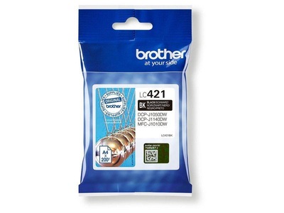 Brother, Brother Lc-421Bk schwarz Tintenpatrone, Brother Tintenpatrone, schwarz, LC-421BK, (200 Seiten)