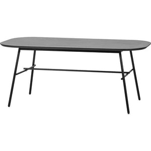 mutoni living, Esstisch Elegance Mangoholz schwarz 180x90, Esstisch Elegance Mangoholz schwarz 180x90