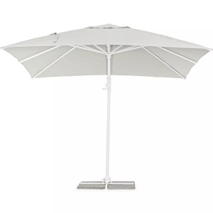 mutoni Garten Deluxe, Ampelschirm Eden 300x300 weiss natur, Ampelschirm Eden 300x300 weiss natur