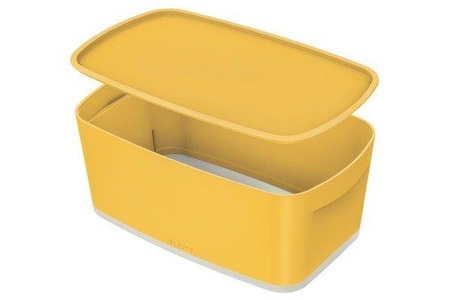 Leitz, LEITZ MyBox Aufbewahrungsschale Cosy 5263-00-19 gelb 191x318x128mm, Leitz MyBox Aufbewahrungsschale Cosy, gelb, 191mm x 318mm x 128mm, 5263-00-19