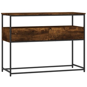 vidaXL, vidaXL Konsolentisch Räuchereiche 100x40x75 cm Holzwerkstoff, vidaXL Konsolentisch Räuchereiche 100x40x75 cm Holzwerkstoff