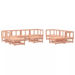 vidaXL, vidaXL 11-tlg. Garten-Lounge-Set Massivholz Douglasie, 