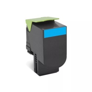 Lexmark, Lexmark Toner 802HC CX410 CX510 80C2HC0 Original Cyan 3000 Seiten, Lexmark Toner, blau, Return, 80C2HC0, (3'000 Seiten)