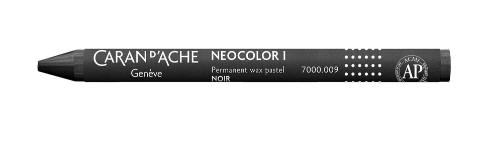 Caran d'ache, CARAN D'ACHE Wachsmalstift Neocolor 1 7000.009 schwarz, Caran d'Ache Wachsmalstift, Neocolor 1, schwarz, 7000.009