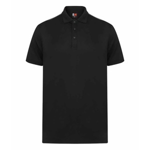 Finden & Hales, Erwachsene Kontrast Panel Pique Polo Shirt Damen Schwarz XS, 