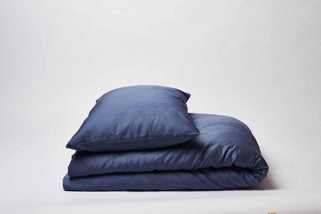 Journey Living, Journey Living - Kopfkissenbezug Braga Ocean Blue, 40 x 60 cm, Journey Living Kissenbezug »Braga«, (1 St.)