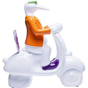 Kare Design, Spardose Mr Duck On Scooter, 