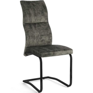 mutoni lifestyle, Stuhl Thelma samt grün, Stuhl Thelma samt grün