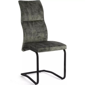mutoni lifestyle, Stuhl Thelma samt grün, Stuhl Thelma samt grün