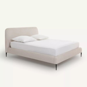 AM.PM, AM.PM - Bett mit Lattenrost Oscar, 180x200 cm, Beige