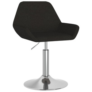 vidaXL, vidaXL Barhocker Schwarz Stoff, 