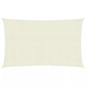 vidaXL, vidaXL Sonnensegel 160 g/m² Creme 3,5x4,5 m HDPE