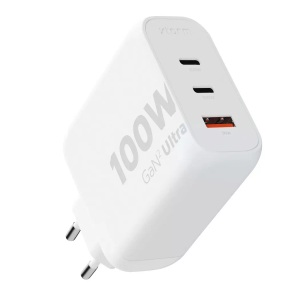 Xtorm, Xtorm GAN-Ladegerät XEC100 3-Port Weiss, Xtorm USB-Wandladegerät XEC100