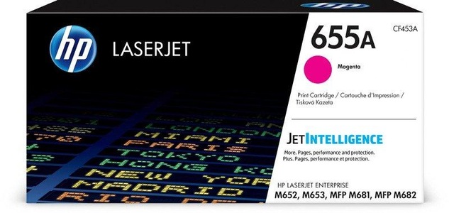 Hp, Original Tonerpatrone magenta HP No. 655A, CF453A, Toner magenta 655A (CF453A)