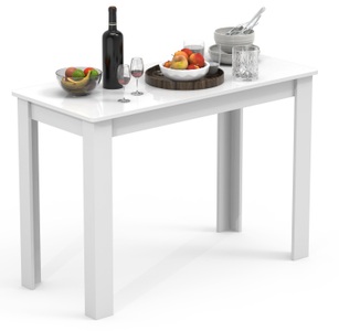 VCM, Holz Esstisch Küchentisch Tisch Esal 110 x 50 cm Holz Esstisch Küchentisch Tisch Esal 110 x 50 cm, VCM - Holz Esstisch Küchentisch Tisch Esal 110 x 50 cm, 110cm, Weiss