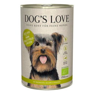 Dog's Love, Dog's Love Nassfutter Menü 100% BIO Huhn mit Buchweizen, Sellerie und Basilikum, Dog's Love Nassfutter Menü 100% BIO Huhn mit Buchweizen, Sellerie und Basilikum - Beige -