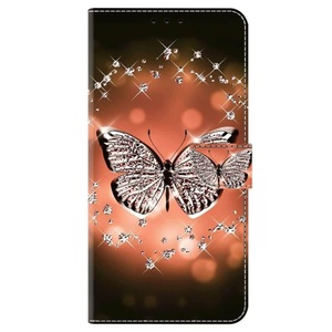 Cover-Discount, iPhone 15 - 3D-Effekt Hülle Etui Crystal Butterfly, Cover-Discount - iPhone 15 3D-Effekt Hülle Etui, Weiss