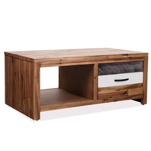 vidaXL, vidaXL Couchtisch Akazie Massivholz 90x50x37,5 cm, vidaXL Couchtisch Massivholz Akazie 90x50x37,5 cm