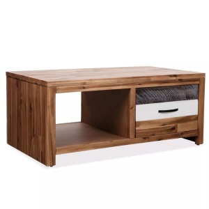 vidaXL, vidaXL Couchtisch Akazie Massivholz 90x50x37,5 cm, vidaXL Couchtisch Massivholz Akazie 90x50x37,5 cm