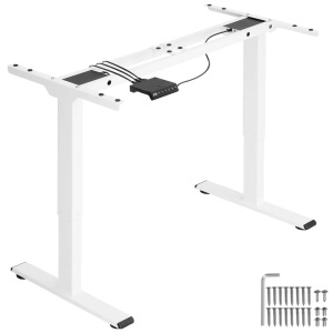 TecTake, Tischgestell Melville höhenverstellbar 110-168x60x70-119cm Tischgestell Melville höhenverstellbar 110-168x60x70-119cm, Tectake - Tischgestell Melville höhenverstellbar 110-168x60x70-119cm, 168CM, Weiss
