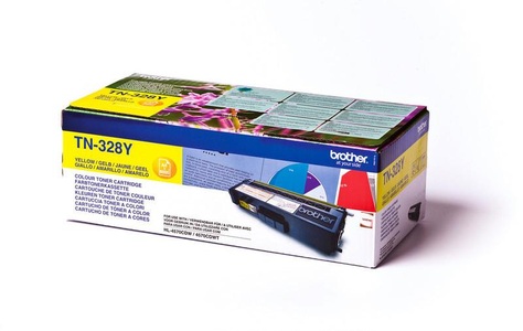 Brother, Brother Toner-Modul Tn-328Y Super HY Toner gelb, Brother B328Y Toner XL ye - Brother TN-328Y für z.B. Brother DCP -9270 CDN, Brother HL -4500, Brother HL -4570 CDW, Brother HL -4570 CDWT
