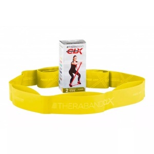 Theraband, CLX Extra Light Schlingentrainer, TheraBand CLX11 Loops leicht, gelb (1 Stk)