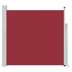 vidaXL, vidaXL Ausziehbare Seitenmarkise 170×300 cm Rot, vidaXL Ausziehbare Seitenmarkise 170×300 cm Rot
